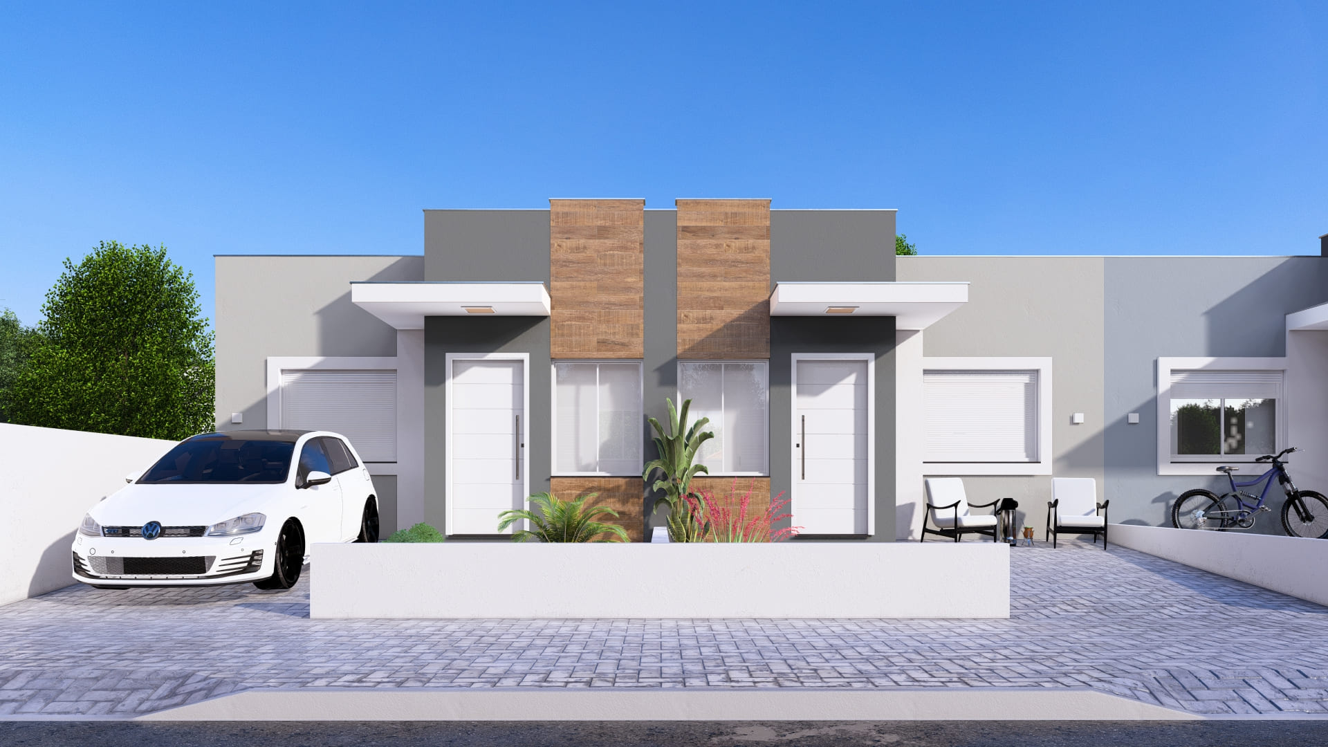 Imagem 3 – Geminados Minha Casa Minha Vida | MM Engenharia